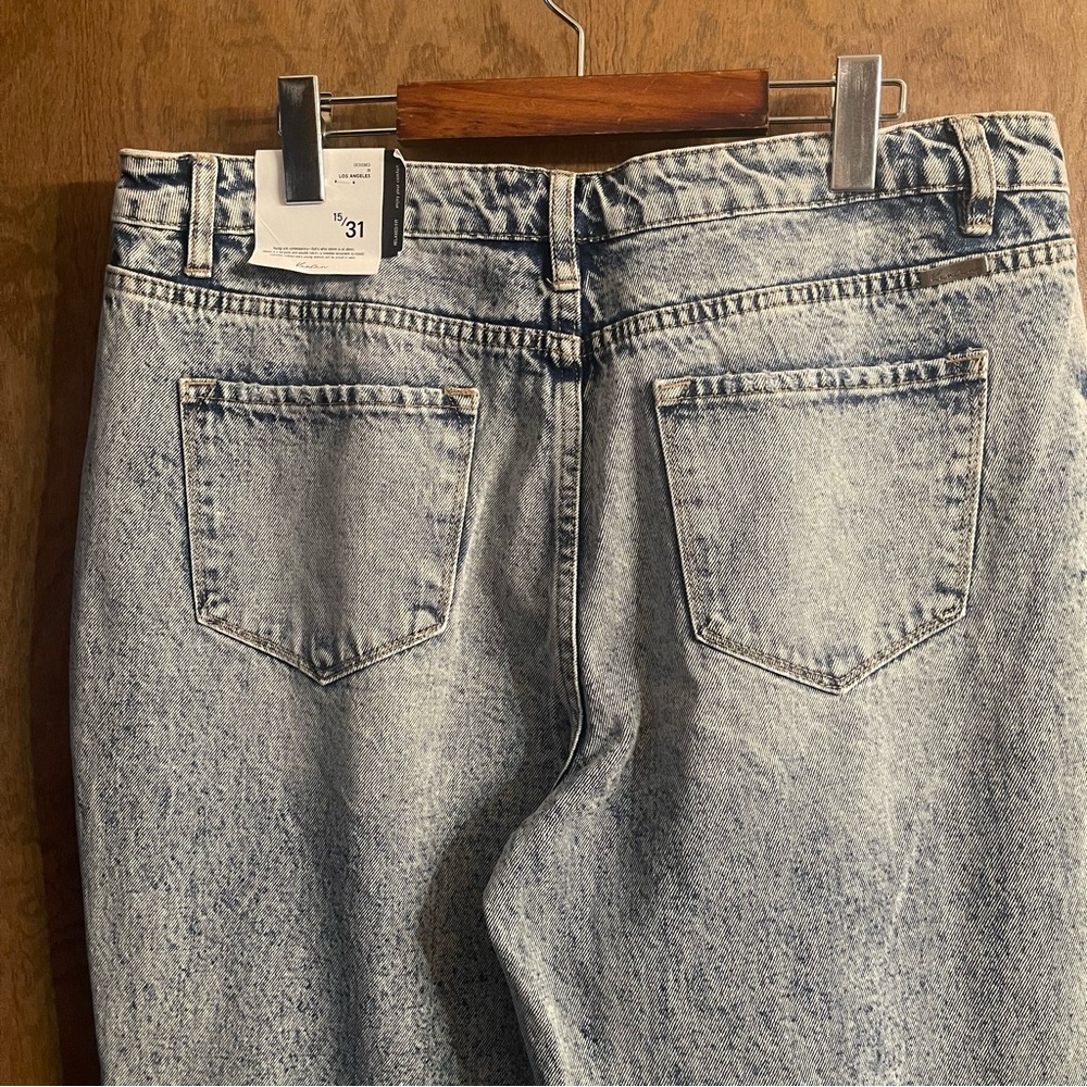 KanCan Collie High Rise Distressed Medium Wash Jeans Sz 15/31 - Picture 5 of 6